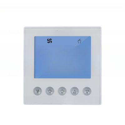 24VAC/110VAC/220VAC Programmable Wifi LCD Display Under Floor Heating Room Thermostat Compatible