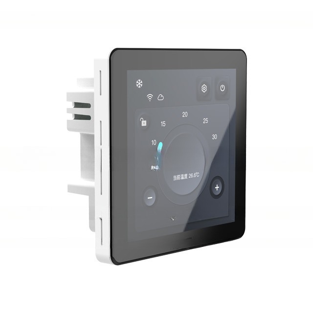 480*480 Resolution 4.0 inch Tuya WIFI Touch Screen Color Screen Central Air Conditioning Thermostat