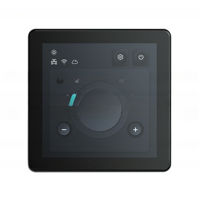DC Brushless Fan Coil Unit Color Screen Programmable Thermostat with Touch Operation