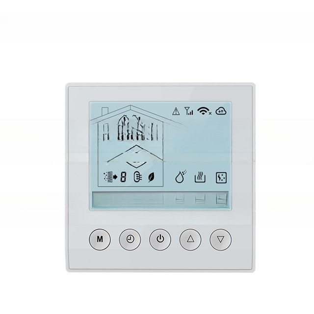 Acrylic CO2 TVOC Indoor Digital Fresh Air Controller with RS485 MODBUS
