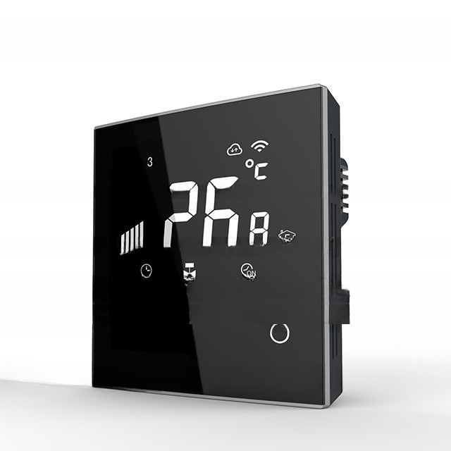 Smart Mirror LCD Touch Screen Thermostat for Underfloor Heating Tuya