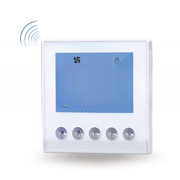 24VAC/110VAC/220VAC Programmable Wifi LCD Display Under Floor Heating Room Thermostat Compatible