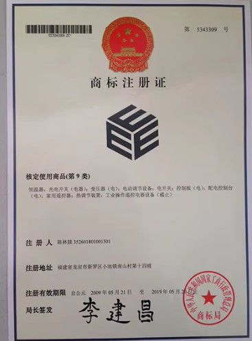 China Fujian Yilin Instrument Co., Ltd. certification
